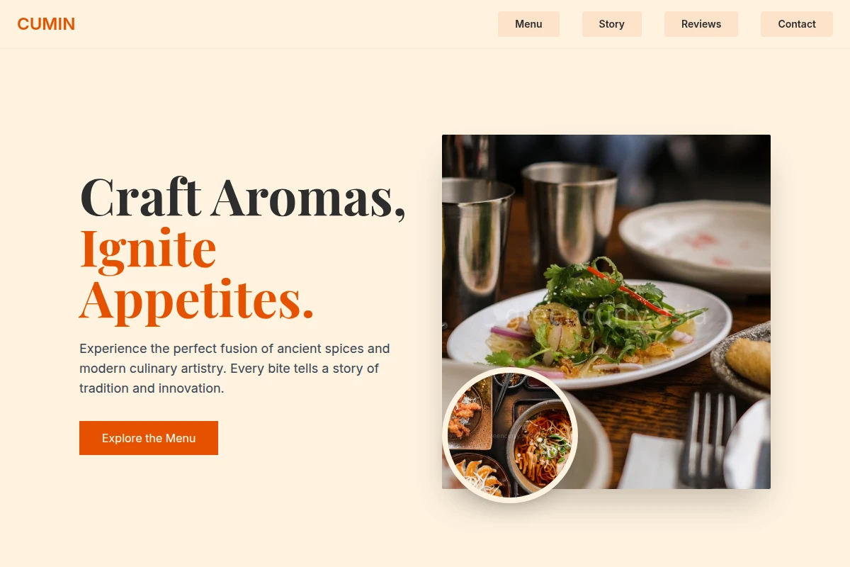 Cumin Asian Fusion Food
